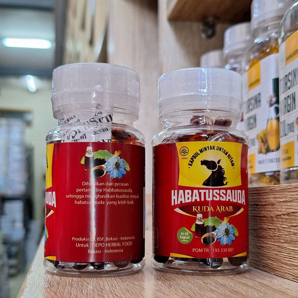 Habbatussauda Kuda Arab 60 kapsul