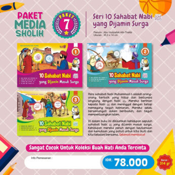 Paket Seri 10 Sahabat Nabi yang Dijamin Masuk Surga 3 Jilid