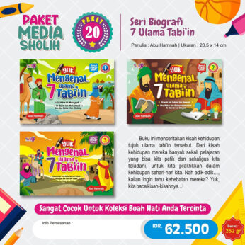 Paket Seri Biografi 7 Ulama Tabi’in 3 Jilid