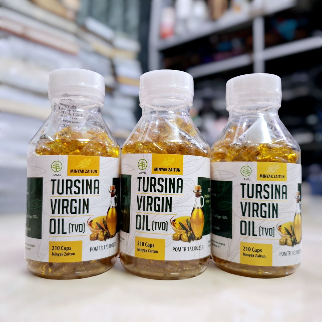 Minyak Zaitun Tursina Virgin Oil 210 kapsul