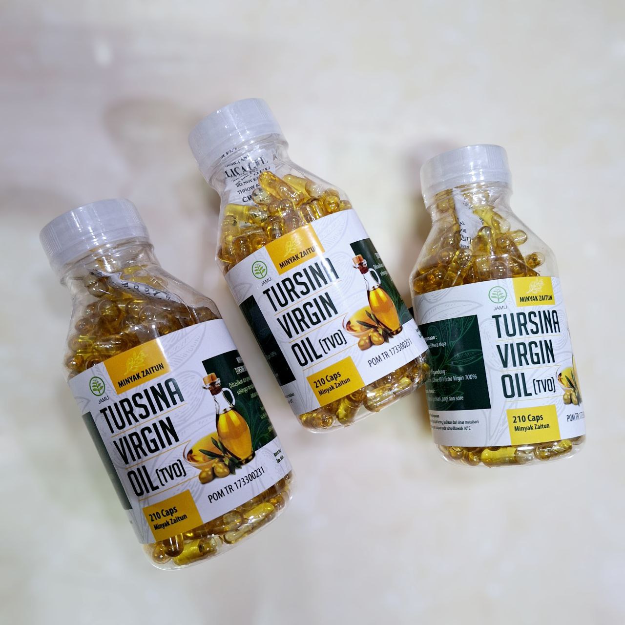 Minyak Zaitun Tursina Virgin Oil 210 kapsul - Gambar 3