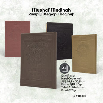 Mushaf Rasmul Utsmani Madinah HC A5